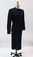 Ensemble, Gilbert Adrian (American, Naugatuck, Connecticut 1903–1959 Hollywood, California), wool, silk, American